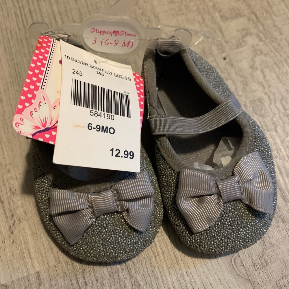 Silver Bow Flats 6-9 Months